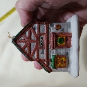 Christmas Village Chalet ORNAMENT: CMPR5